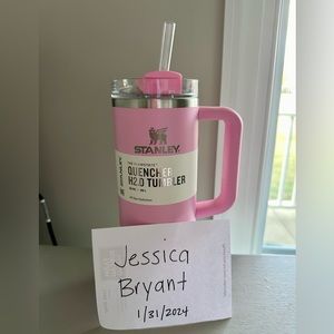 Stanley 30 oz Stainless Steel H2.0 Flowstate Quencher Tumbler Sizzling pink